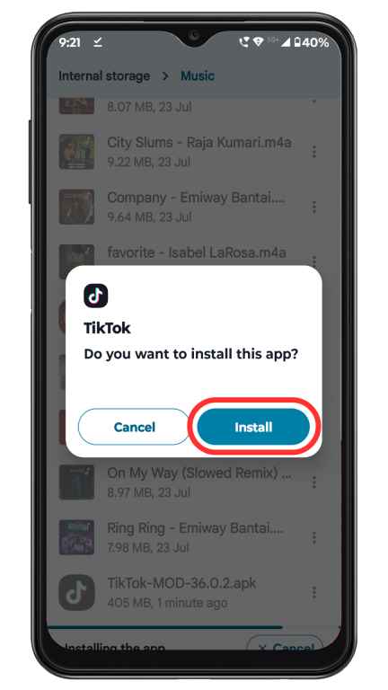 Install TikTok MOD 3